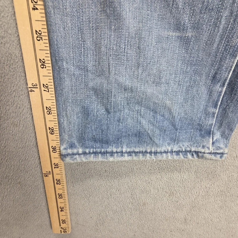 Diesel Jeans Mens 34x32 Blue Yarik Regular Straight Button Fly Made Italy 008DW